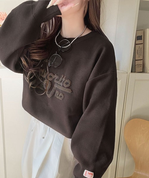 JaVaジャバコラボ》後ろタックで作る旬シルエット♪サガラ刺繍風ロゴ