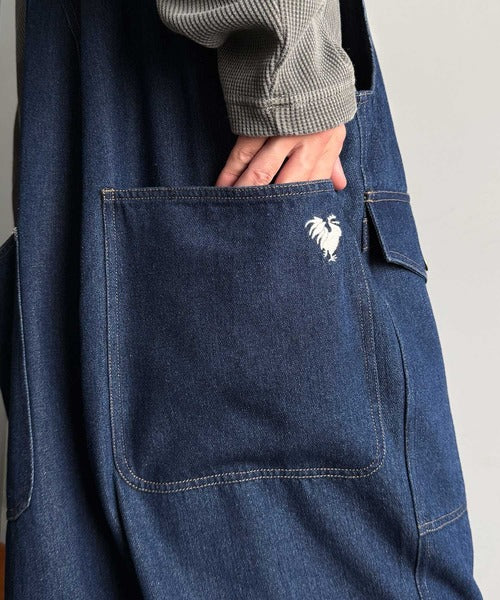 Classical Origin】Front-Zip Loose Overalls／フロントジップ仕様