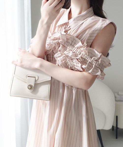 mily bilet】袖取外し可能で着こなし自在！マルチウェイビスチェ