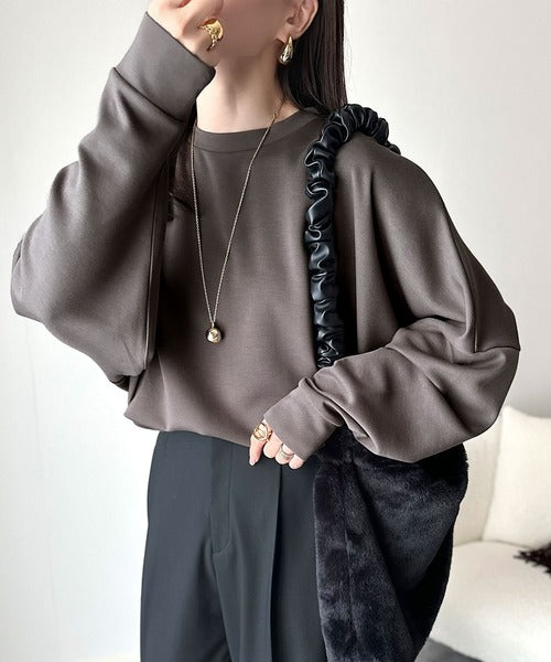 JaVaジャバ コラボ》上品な抜け感と艶感◎ドルマンダンボール素材