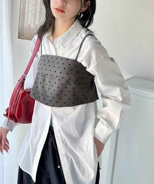 kittle リバーシブルビスチェキャミソール FREAK'S STORE キャミソール 限定展開 インド ボリューム 切り替え