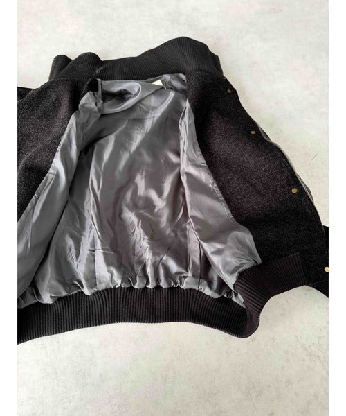 JaVaジャバコラボ》デイリーに輝く一着！ 襟リブニットメルトン比翼