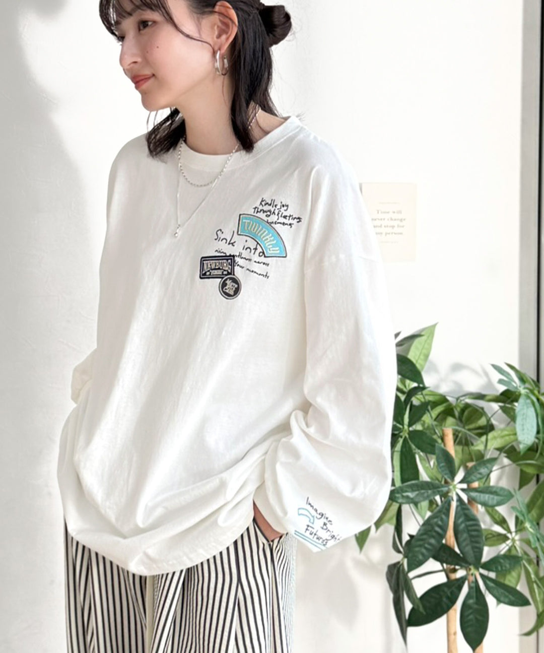ゆるさの中に「ちょうどいい」お洒落感！綿100％刺繍ワッペンドルマン