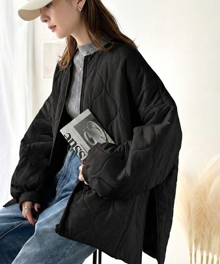 JaVaジャバコラボ》軽やかでこなれ感漂う万能アウター♪サイド