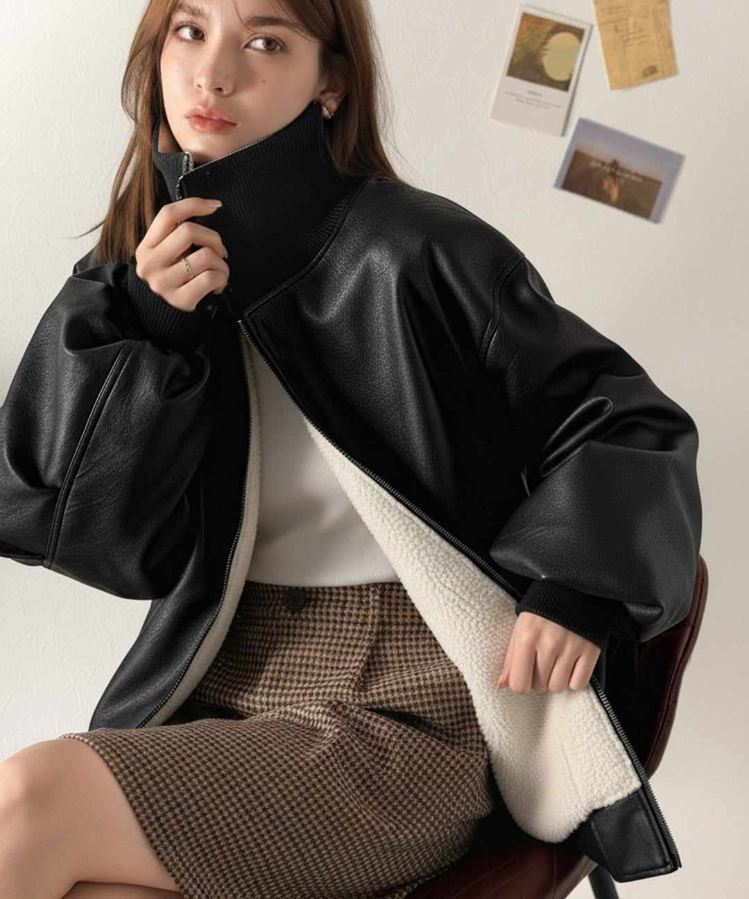 JaVaジャバコラボ》気分に合わせて変化を楽しむ。2wayフェイクレザー