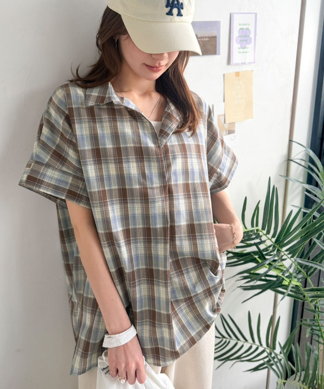 JaVaジャバコラボ》涼しげに、女っぽく。シアーオーバーサイズ