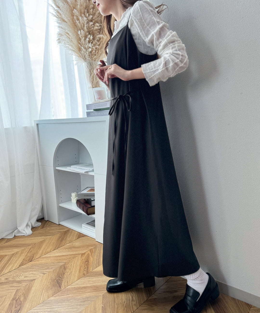 キャミワンピが最強！リネンライクマルチwayロングキャミワンピ