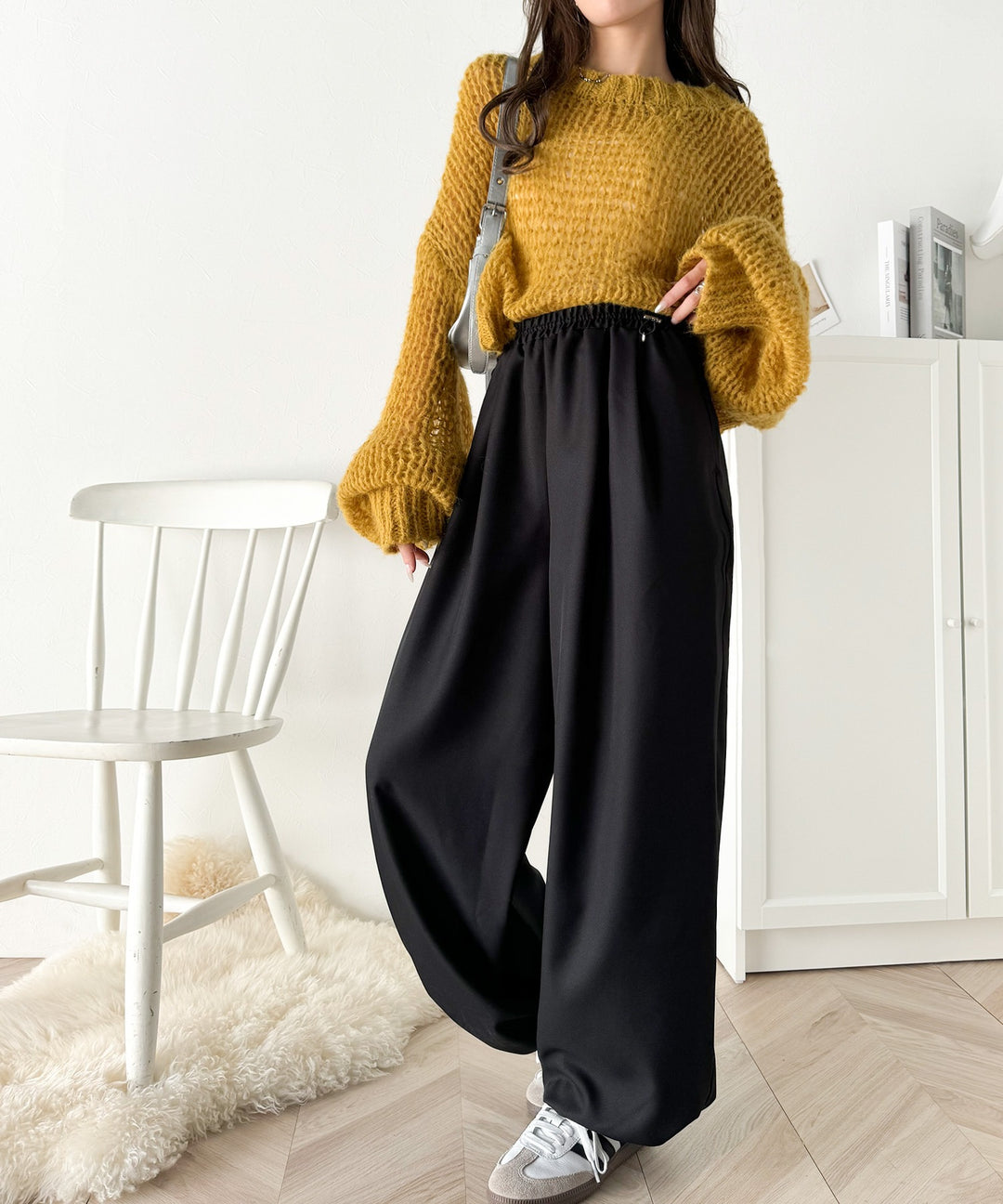 楽ちんなのに洒落見え！ドロストデザインイージーパンツ ce1010339