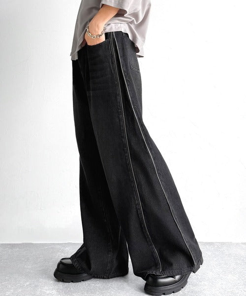 これ1本で実質3本分の価値。」サイドジップ使いヴィンテージ加工デニム