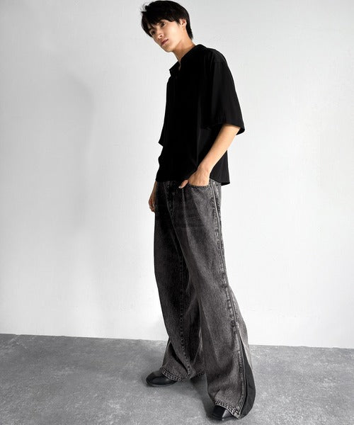これ1本で実質3本分の価値。」サイドジップ使いヴィンテージ加工デニム