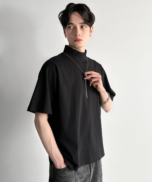 ありそうでない。」綿100％ハイネック半袖Tシャツ／High Neck Short