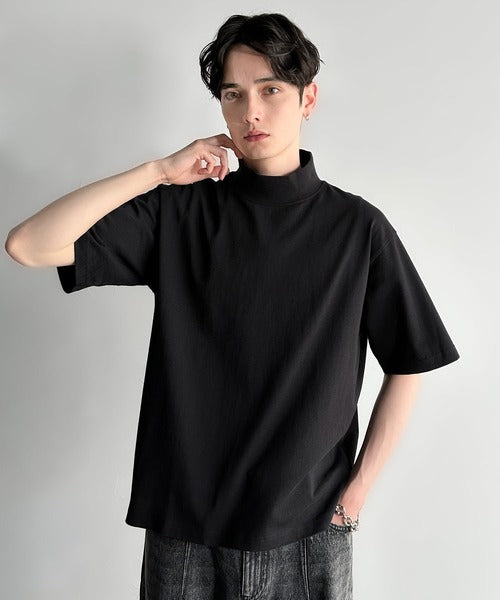 ありそうでない。」綿100％ハイネック半袖Tシャツ／High Neck Short