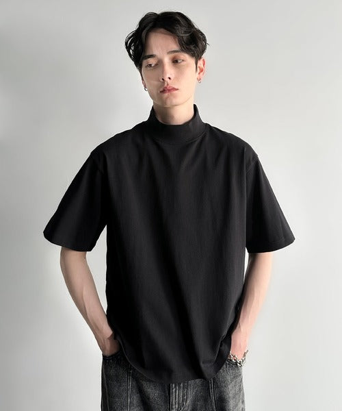 ありそうでない。」綿100％ハイネック半袖Tシャツ／High Neck Short