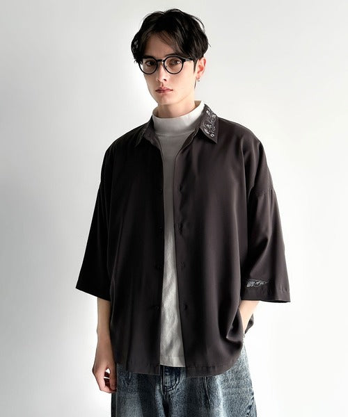ありそうでない。」綿100％ハイネック半袖Tシャツ／High Neck Short