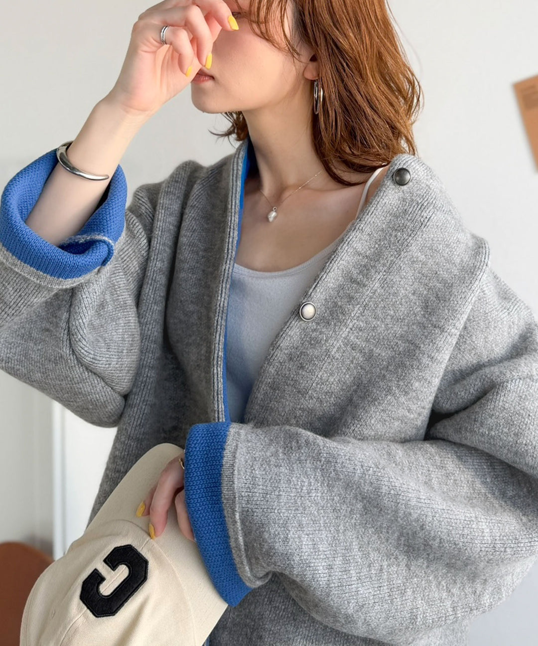 JaVa ジャバコラボ》2wayリバーシブルボアブルゾン mcl4000