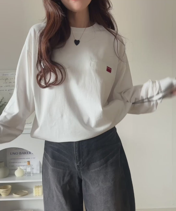 JaVa ジャバコラボ》シンプルなのに格上げ。綿100％シルケット素材裾