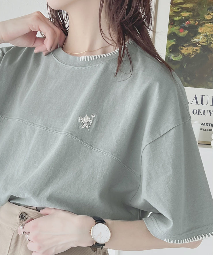 希少モデル】ステューシー ☆刺繍ワンポイント クラウン