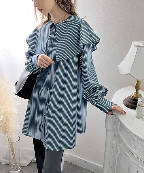 Sachi様Merletteライトブルー チュニック Sachi様Merletteライトブルー チュニック Sachi様Merletteライトブルー