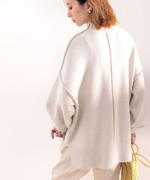 Kheiki 22AW きつき Mock-neck Sweater エクストラファインウール  