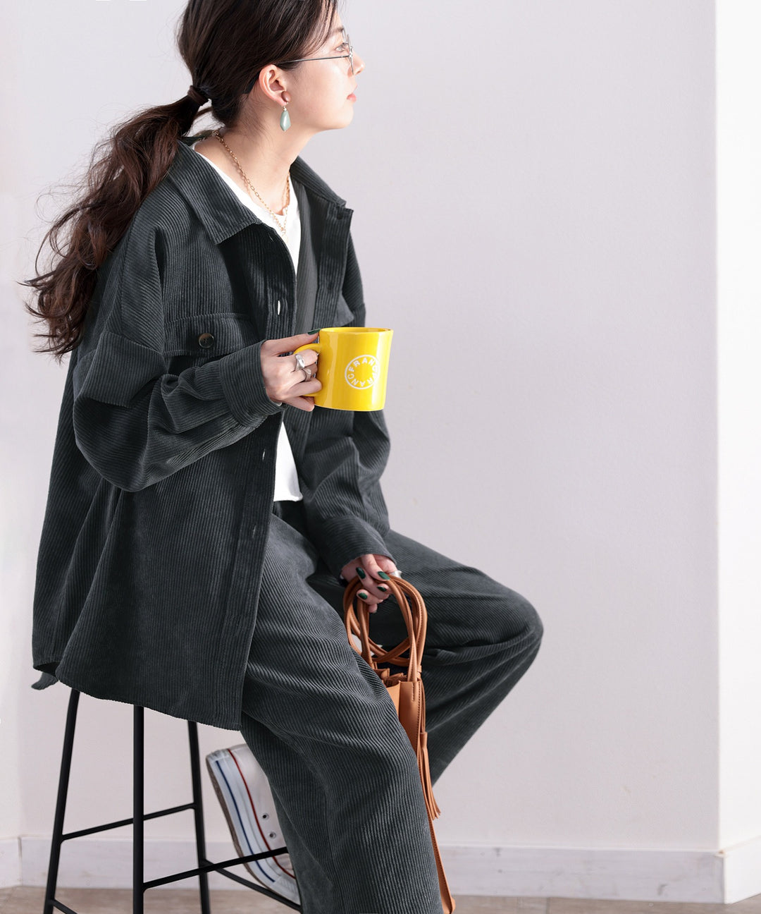 セットアップが楽しめる。コーデュロイCPOシャツ ce1010039